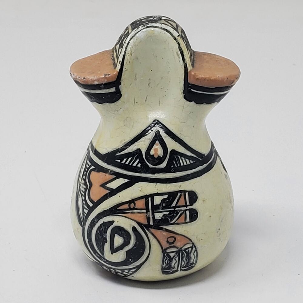 Vintage Wax candles with Native motif and painting Some Damage - Never lit